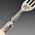 Circa 1890 British antique white mother-of-pearl handles, pure silver decoration, dessert cutlery, 6 pairs, Allen & Darwin